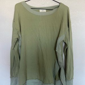 Anthropologie TLA green shirt